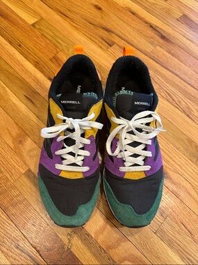 Merrell Alpine 83 ‘Dazzle’ Sneakers in Green, Purple & Yellow